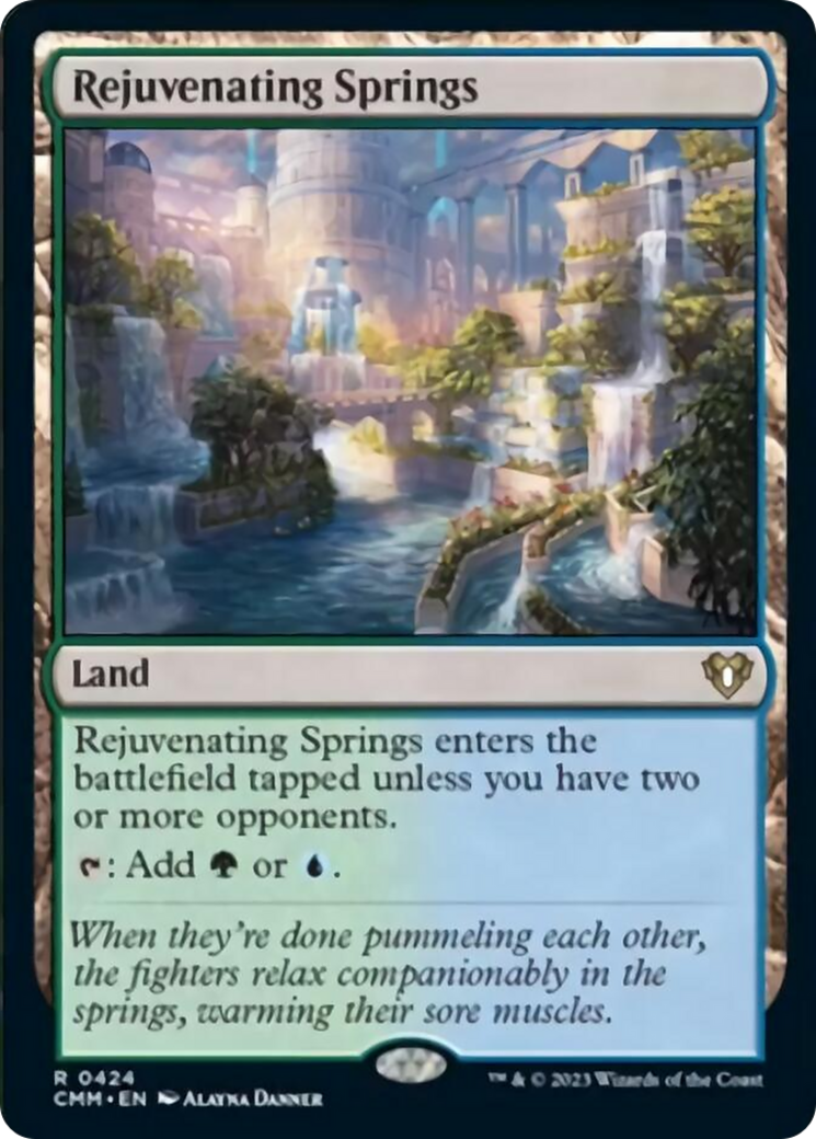 Rejuvenating Springs [Commander Masters] | Golgari Games