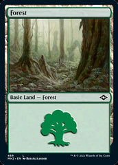 Forest (489) (Foil Etched) [Modern Horizons 2] | Golgari Games