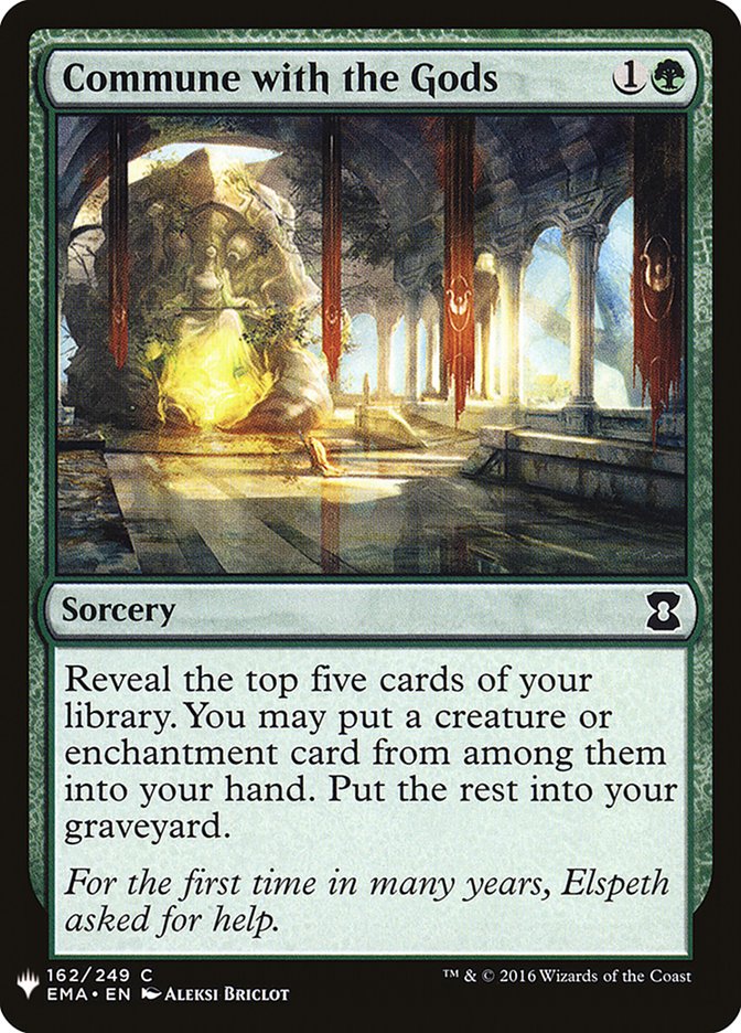 Commune with the Gods [Mystery Booster] | Local Legends