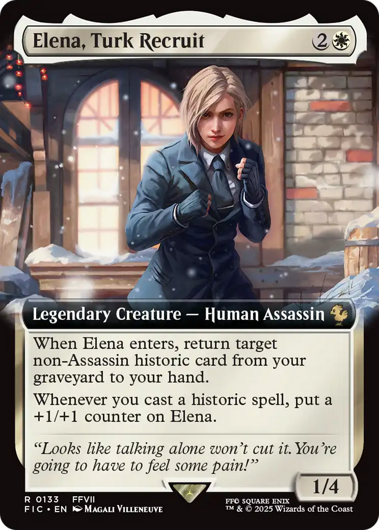 Elena, Turk Recruit (Extended Art) [FINAL FANTASY Commander] | Local Legends