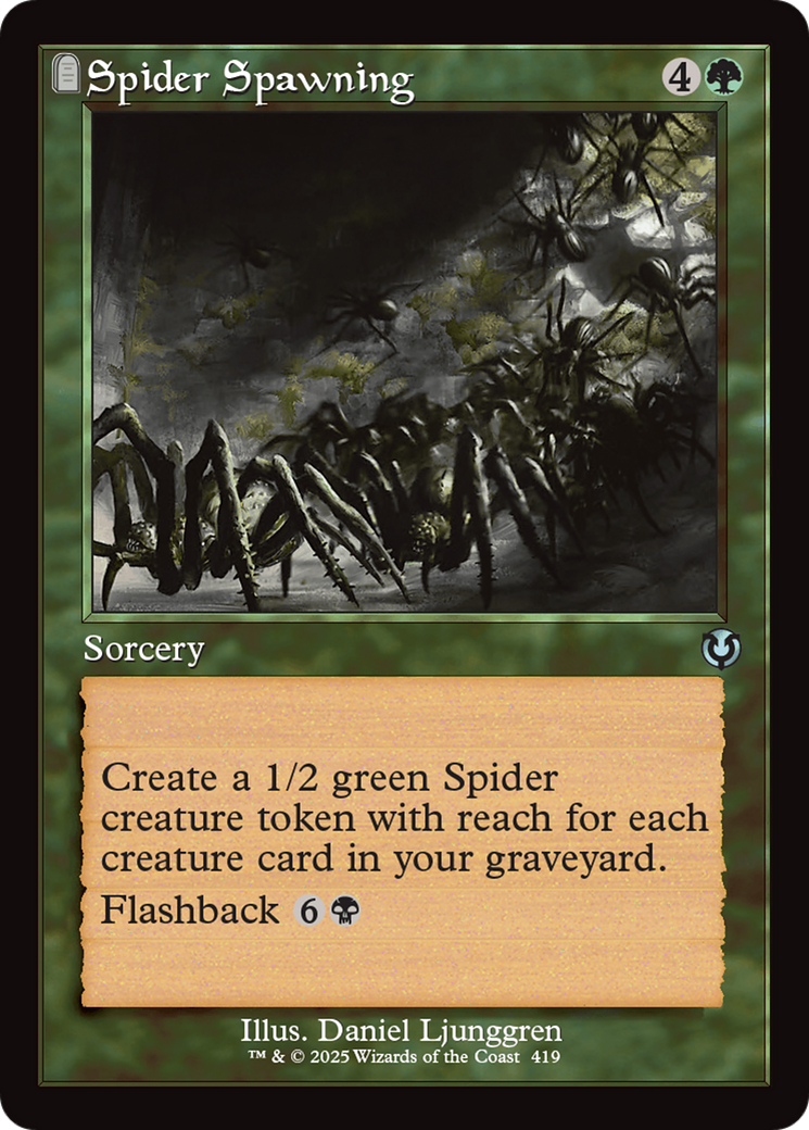 Spider Spawning (Retro Frame) [Innistrad Remastered] | Local Legends