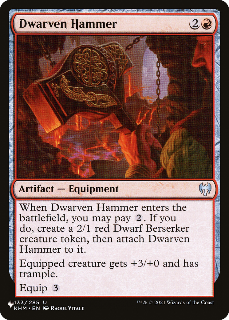 Dwarven Hammer [The List] | Local Legends