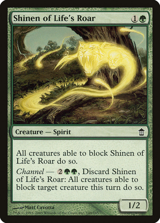 Shinen of Life's Roar [Saviors of Kamigawa] | Golgari Games