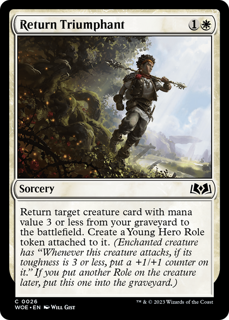 Return Triumphant [Wilds of Eldraine] | Local Legends