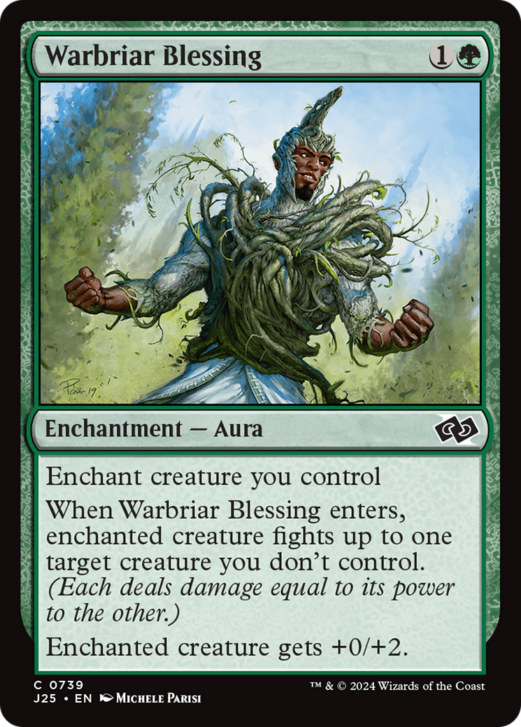 Warbriar Blessing [Foundations Jumpstart] | Local Legends