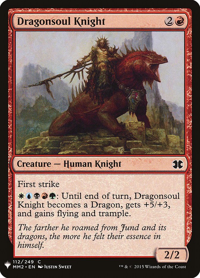 Dragonsoul Knight [Mystery Booster] | Local Legends