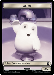 Alien // Food (0025) Double-Sided Token [Doctor Who Tokens] | Local Legends