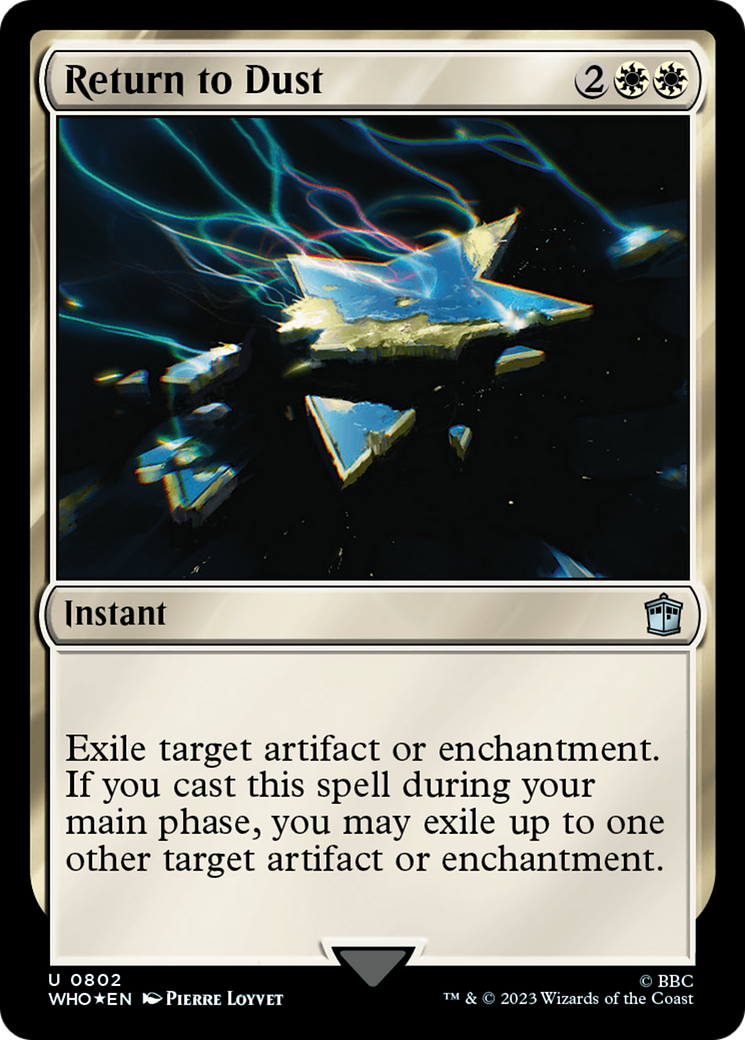 Return to Dust (Surge Foil) [Doctor Who] | Local Legends