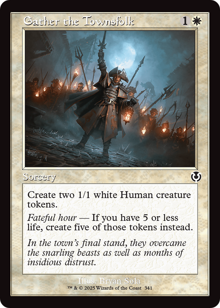 Gather the Townsfolk (Retro Frame) [Innistrad Remastered] | Local Legends