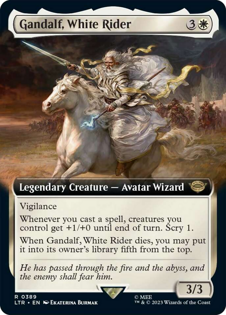 Gandalf, White Rider (Extended Art) [The Lord of the Rings: Tales of Middle-Earth] | Local Legends