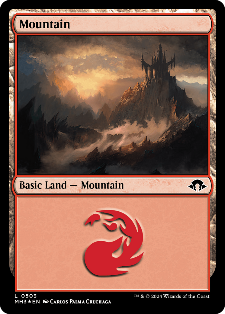 Mountain (0503) (Ripple Foil) [Modern Horizons 3] | Golgari Games