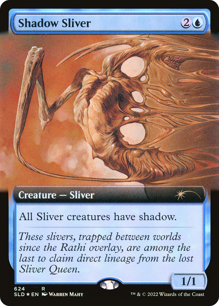 Shadow Sliver (Extended Art) [Secret Lair Drop Promos] | Local Legends