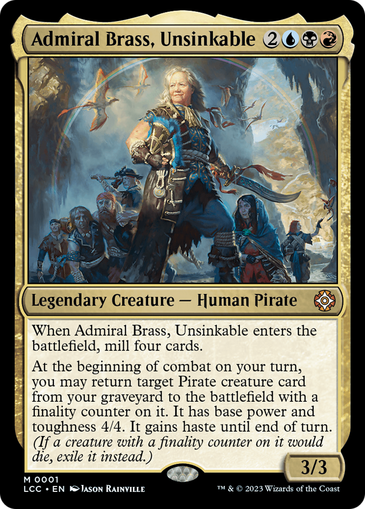 Admiral Brass, Unsinkable [The Lost Caverns of Ixalan Commander] | Local Legends