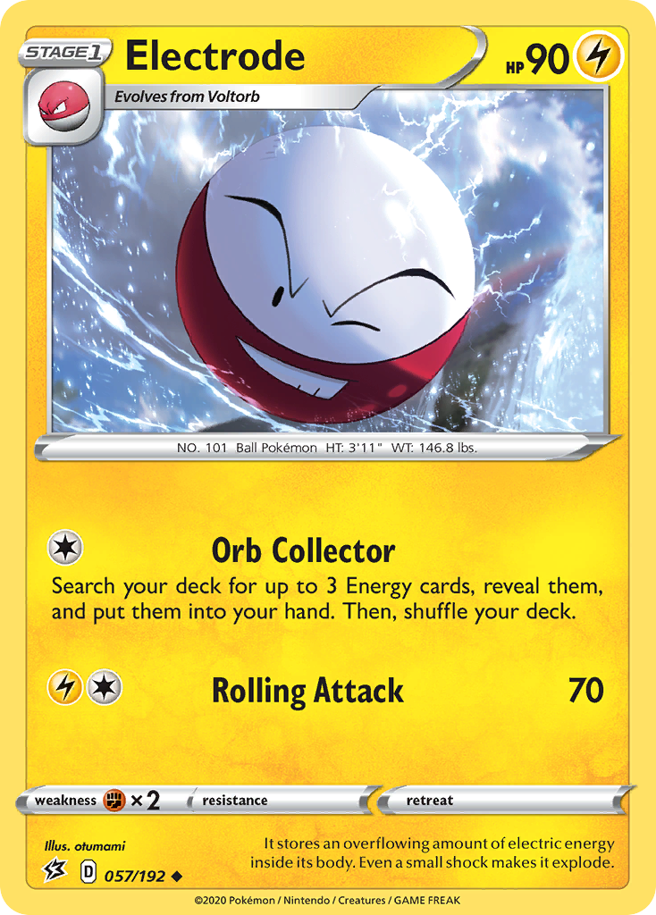 Electrode (057/192) [Sword & Shield: Rebel Clash] | Golgari Games