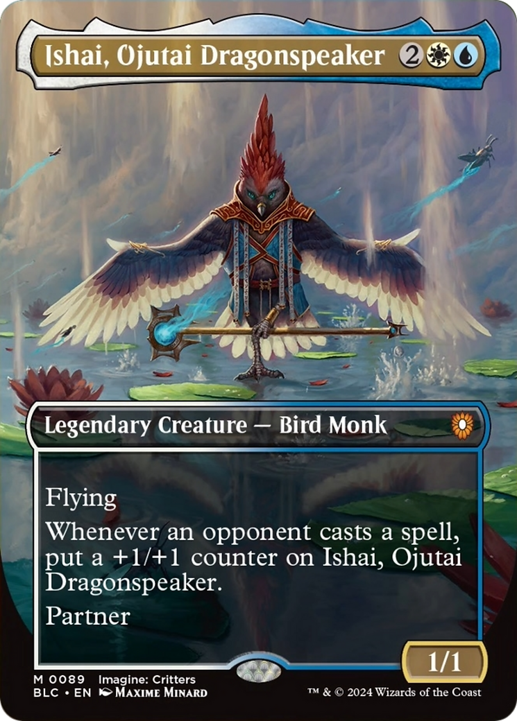 Ishai, Ojutai Dragonspeaker (Borderless) [Bloomburrow Commander] | Local Legends