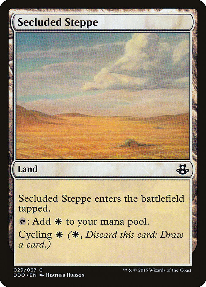 Secluded Steppe [Duel Decks: Elspeth vs. Kiora] | Golgari Games