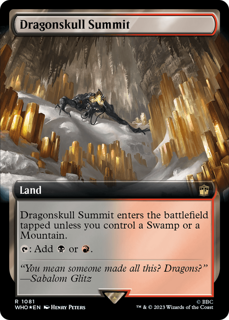 Dragonskull Summit (Extended Art) (Surge Foil) [Doctor Who] | Local Legends