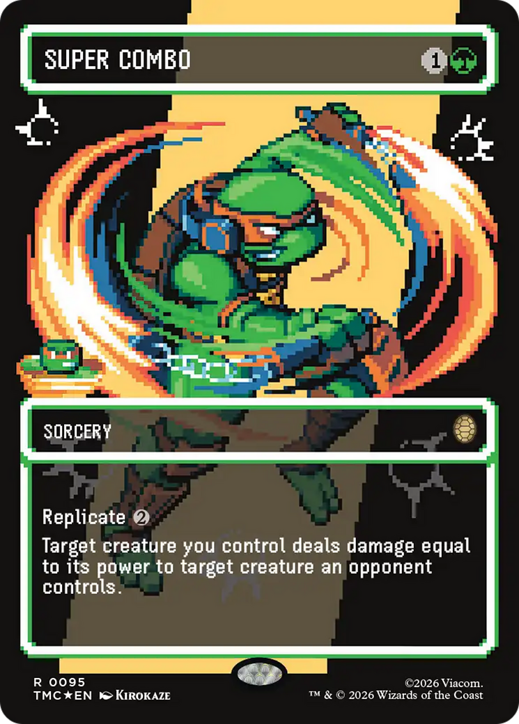 Super Combo (Borderless) (Surge Foil) [Teenage Mutant Ninja Turtles Commander] | Local Legends