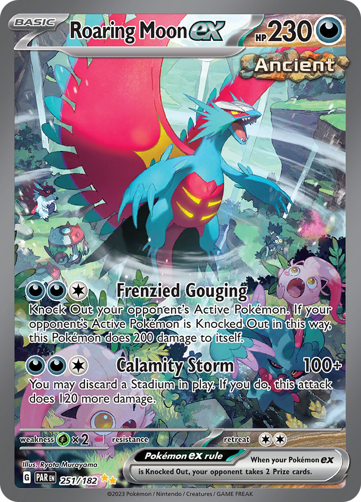 Roaring Moon ex (251/182) [Scarlet & Violet: Paradox Rift] | Local Legends