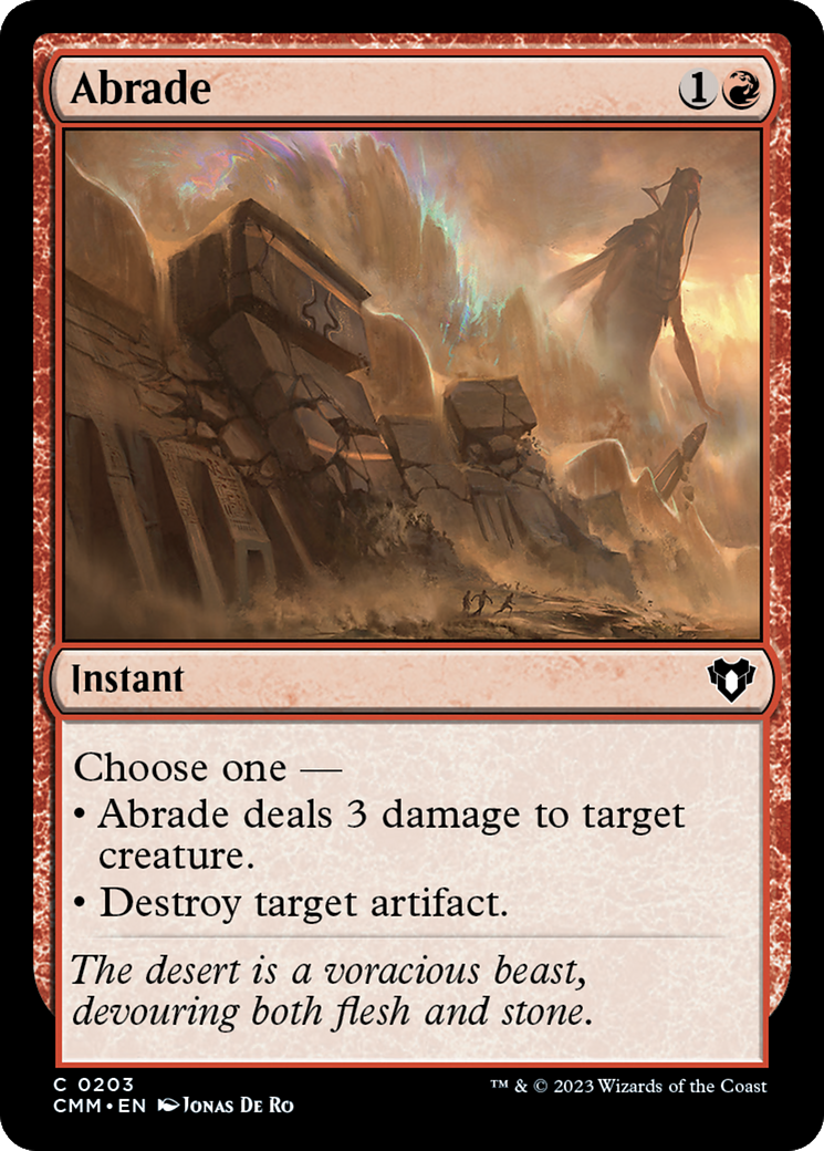 Abrade [Commander Masters] | Golgari Games