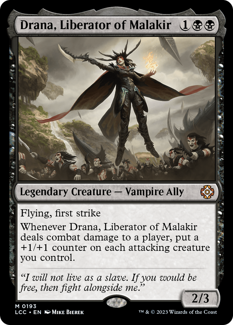 Drana, Liberator of Malakir [The Lost Caverns of Ixalan Commander] | Local Legends