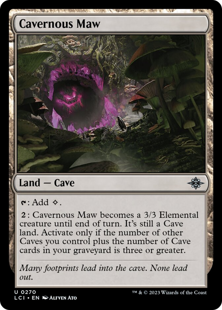 Cavernous Maw [The Lost Caverns of Ixalan] | Golgari Games