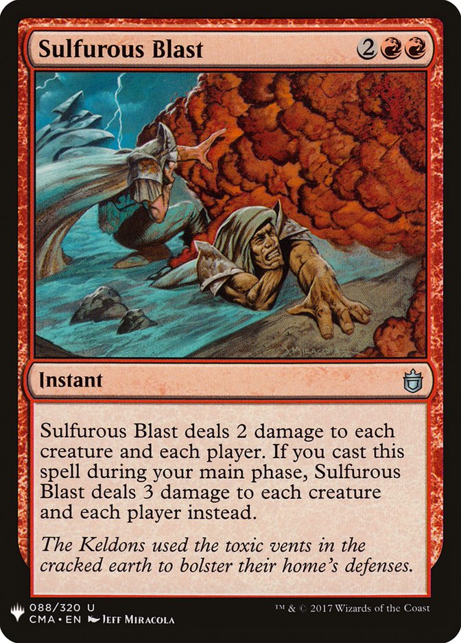 Sulfurous Blast [Mystery Booster] | Local Legends