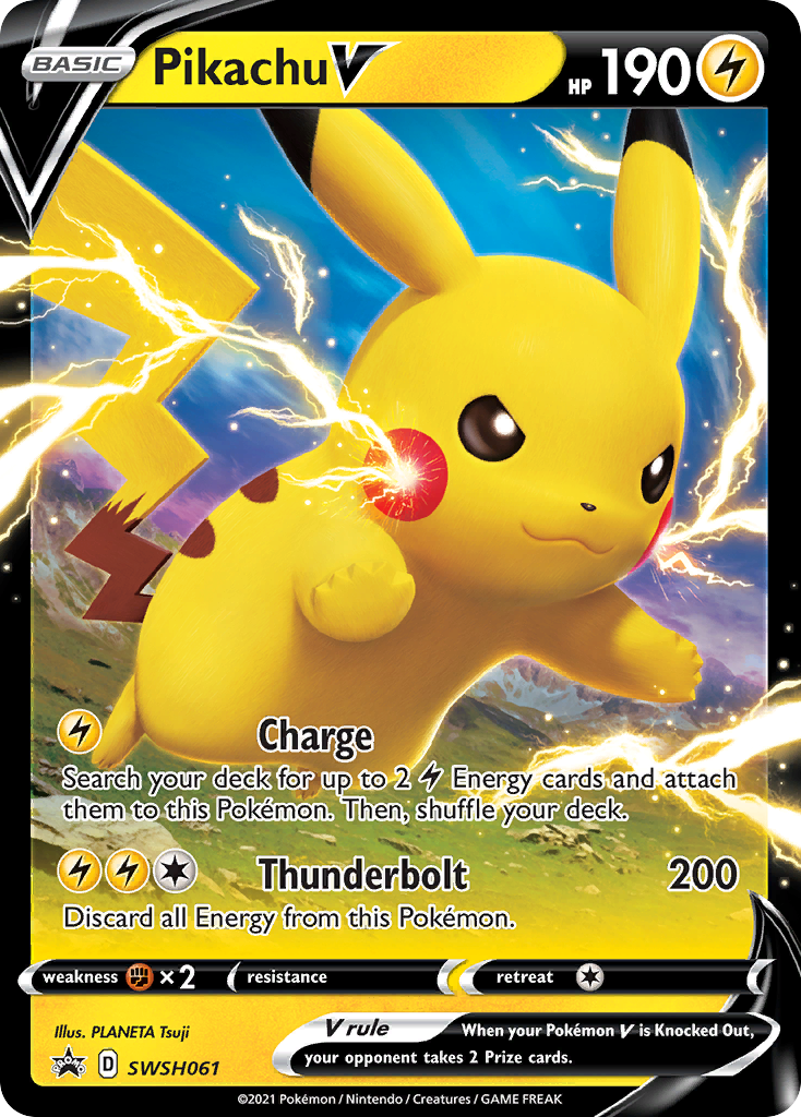 Pikachu V (SWSH061) [Sword & Shield: Black Star Promos] | Local Legends