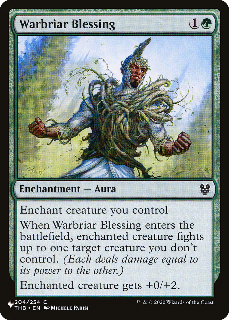 Warbriar Blessing [The List] | Local Legends