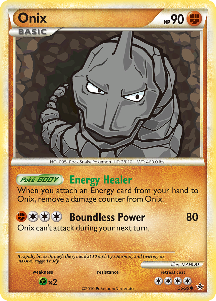 Onix (56/95) [HeartGold & SoulSilver: Unleashed] | Golgari Games