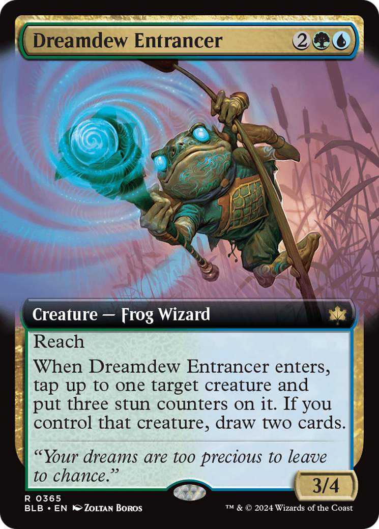 Dreamdew Entrancer (Extended Art) [Bloomburrow] | Golgari Games