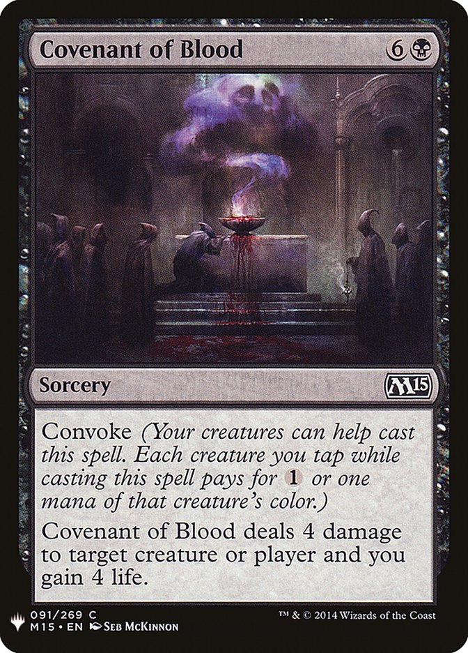 Covenant of Blood [Mystery Booster] | Local Legends