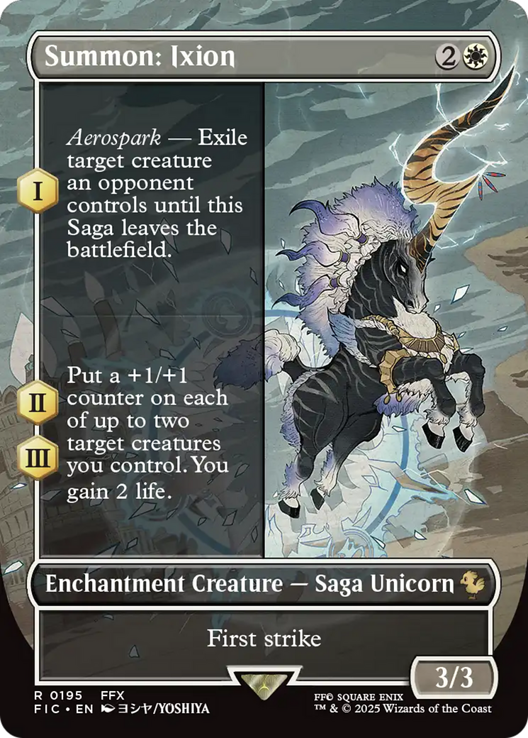 Summon: Ixion (Borderless) [FINAL FANTASY Commander] | Local Legends