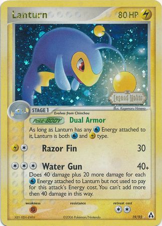 Lanturn (19/92) (Stamped) [EX: Legend Maker] | Local Legends