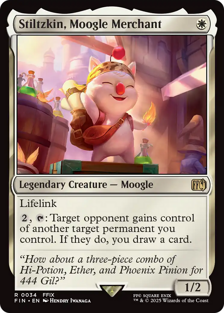 Stiltzkin, Moogle Merchant [FINAL FANTASY] | Local Legends