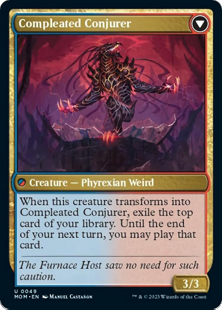 Captive Weird // Compleated Conjurer [March of the Machine] | Golgari Games