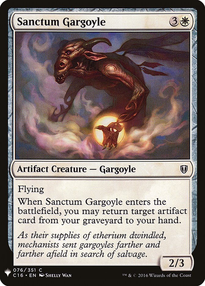 Sanctum Gargoyle [Mystery Booster] | Local Legends