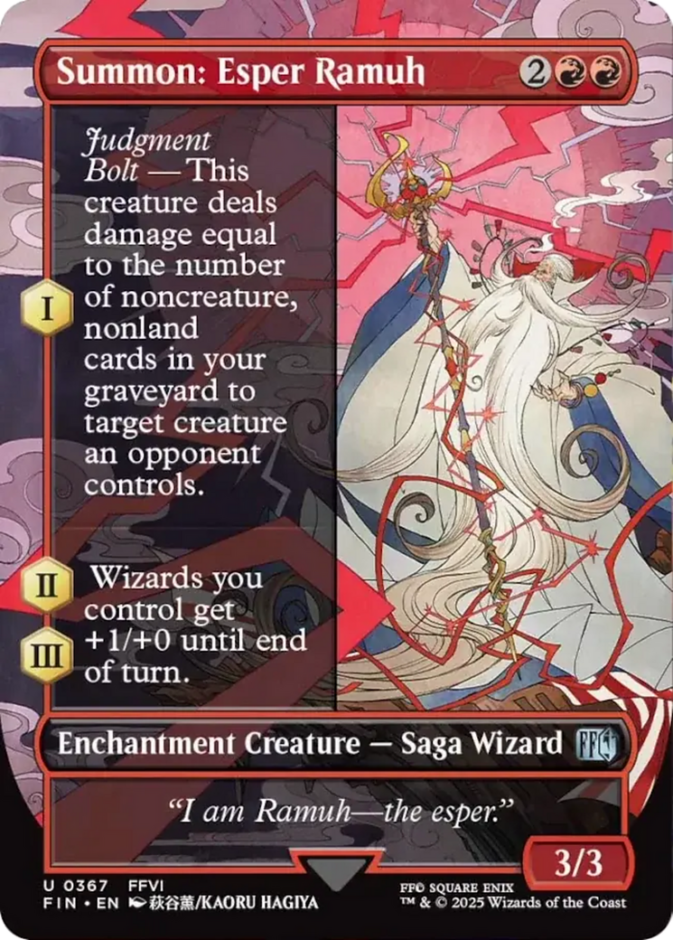 Summon: Esper Ramuh (Borderless) [FINAL FANTASY] | Local Legends