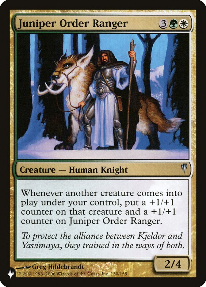Juniper Order Ranger [The List] | Local Legends