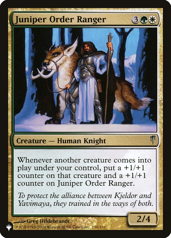 Juniper Order Ranger [The List] | Golgari Games