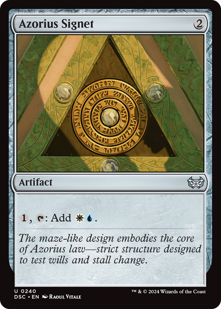 Azorius Signet [Duskmourn: House of Horror Commander] | Local Legends