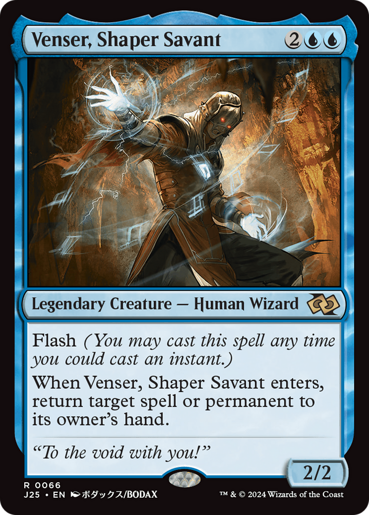 Venser, Shaper Savant (Anime) [Foundations Jumpstart] | Local Legends