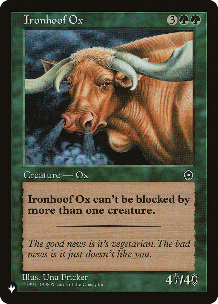 Ironhoof Ox [The List] | Local Legends