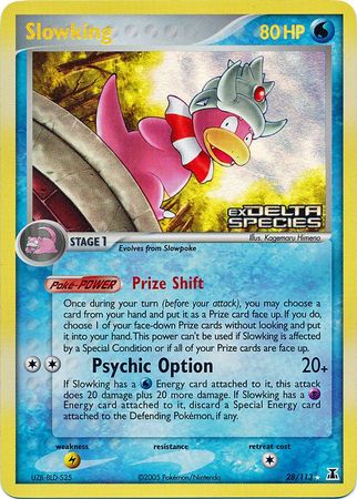 Slowking (28/113) (Stamped) [EX: Delta Species] | Local Legends