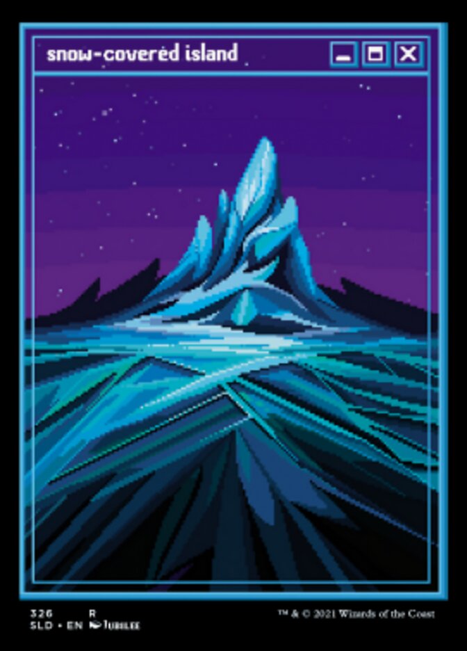 Snow-Covered Island (326) [Secret Lair Drop Series] | Local Legends
