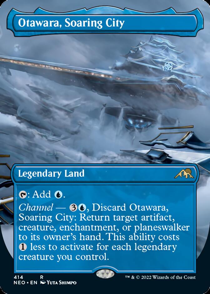 Otawara, Soaring City (Borderless Alternate Art) [Kamigawa: Neon Dynasty] | Local Legends