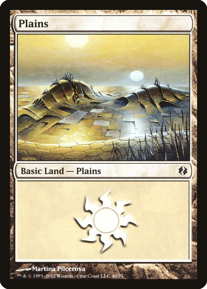 Plains (40) [Duel Decks: Venser vs. Koth] | Local Legends