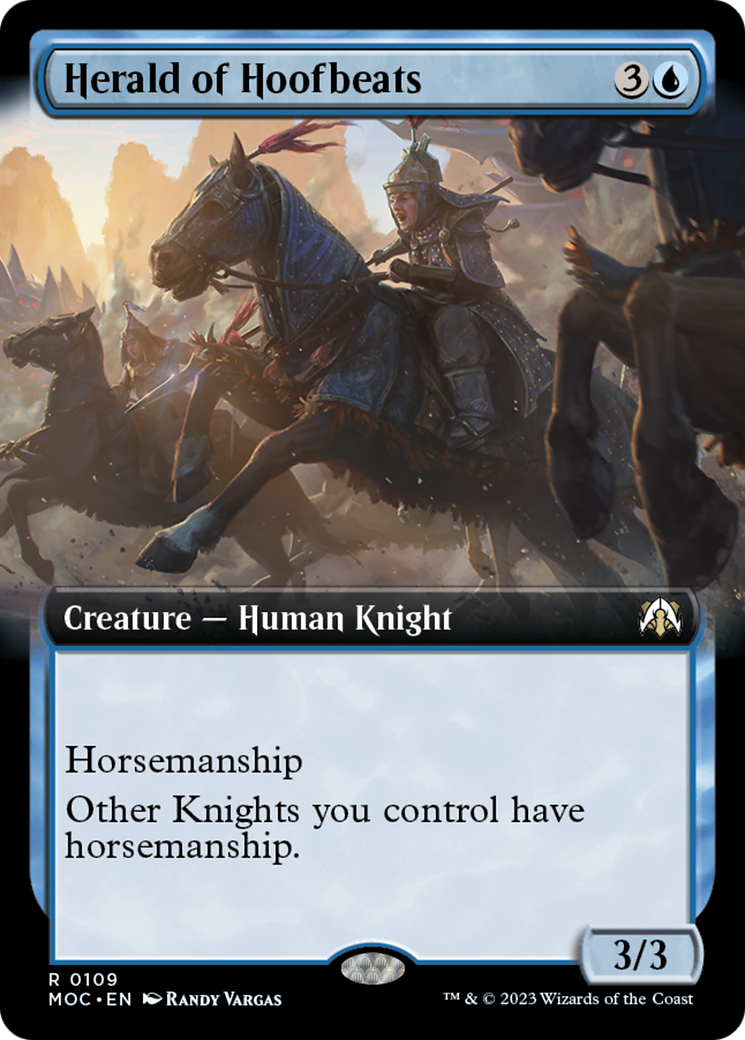 Herald of Hoofbeats (Extended Art) [March of the Machine Commander] | Local Legends