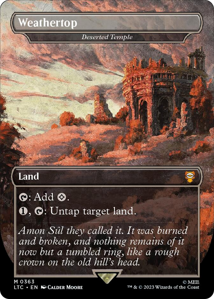 Weathertop - Deserted Temple [The Lord of the Rings: Tales of Middle-Earth Commander] | Local Legends