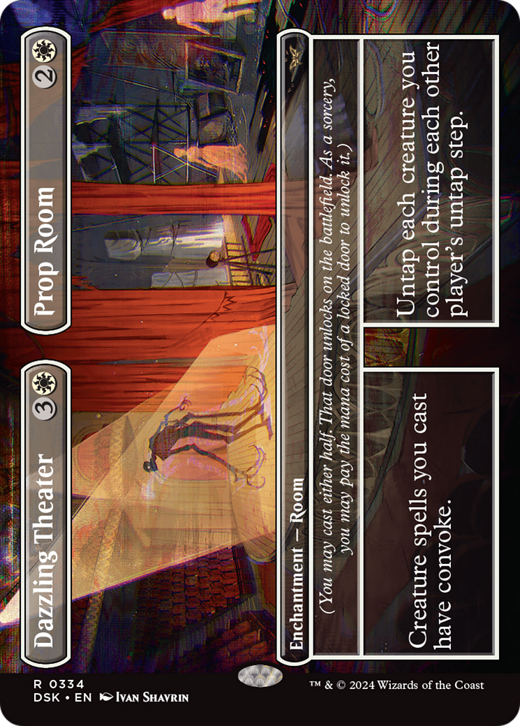 Dazzling Theater // Prop Room (Borderless) [Duskmourn: House of Horror] | Local Legends